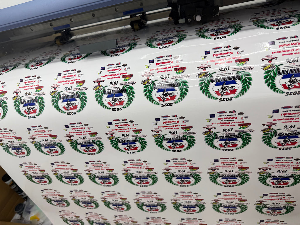 3”x3” Die cut eco stickers