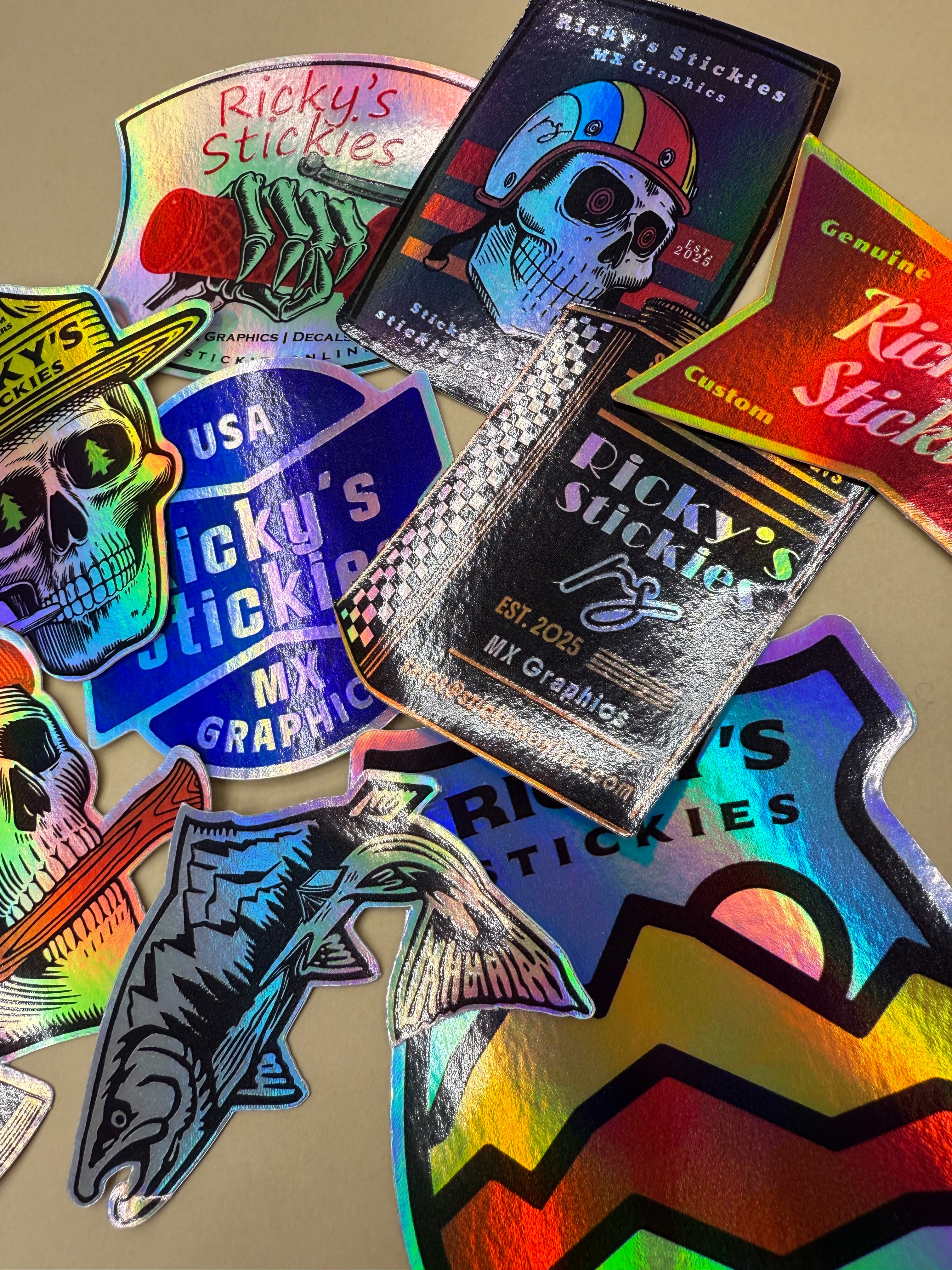 Holographic Custom Stickers