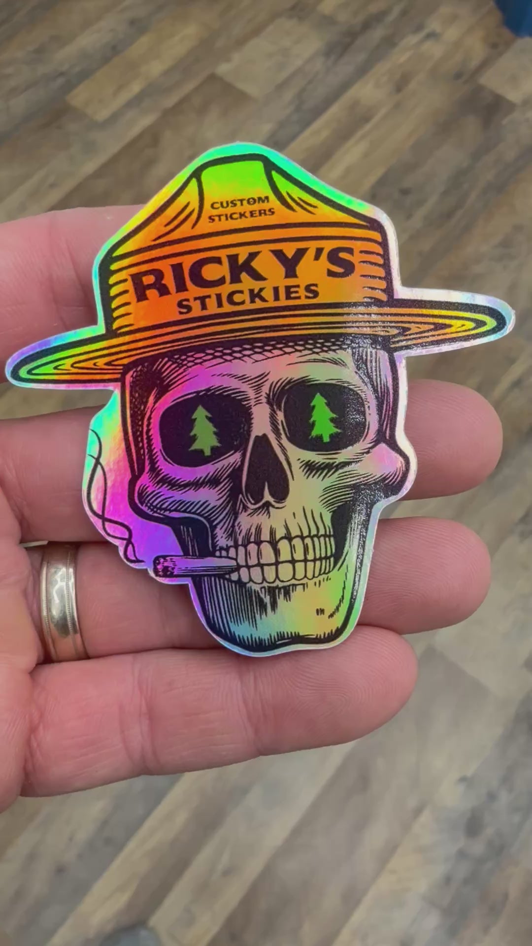 Holographic Custom Stickers
